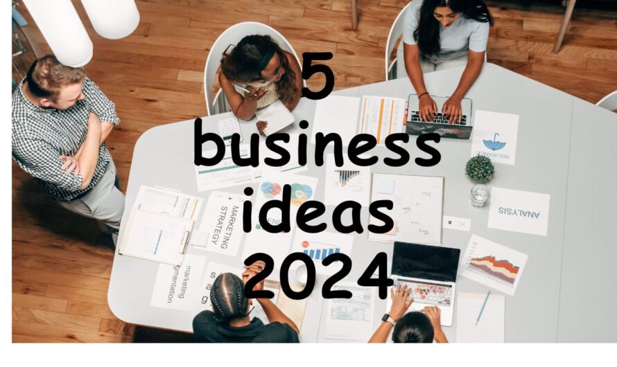 5 online business ideas in 2024